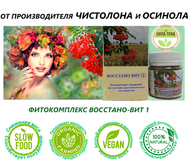 Фитокомплекс ВОССТАНО-ВИТ, 60 табл - купить с доставкой по выгодным ...