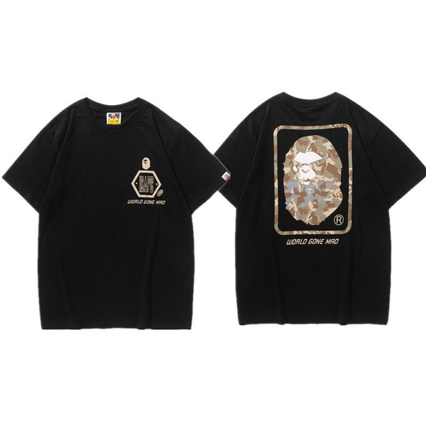 Футболка A BATHING APE, размер 48, цвет белый, Cotton - купить по ...