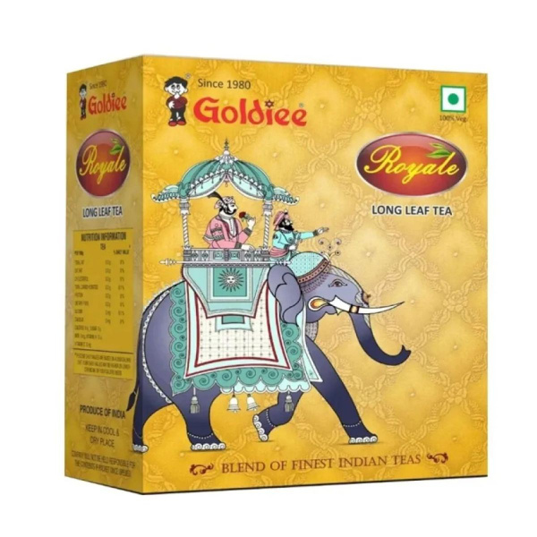 Чай черный Goldiee крупнолистовой (Tea black leaf long), 100 г - купить ...