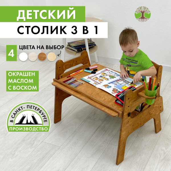 Стол детский Малышок - парта трансформер - купить с доставкой по ...