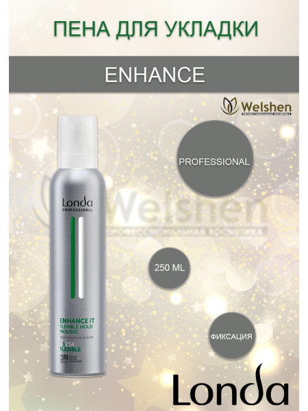 Пенка для укладки волос нормальной фиксации ENHANCE Londa Professional ...