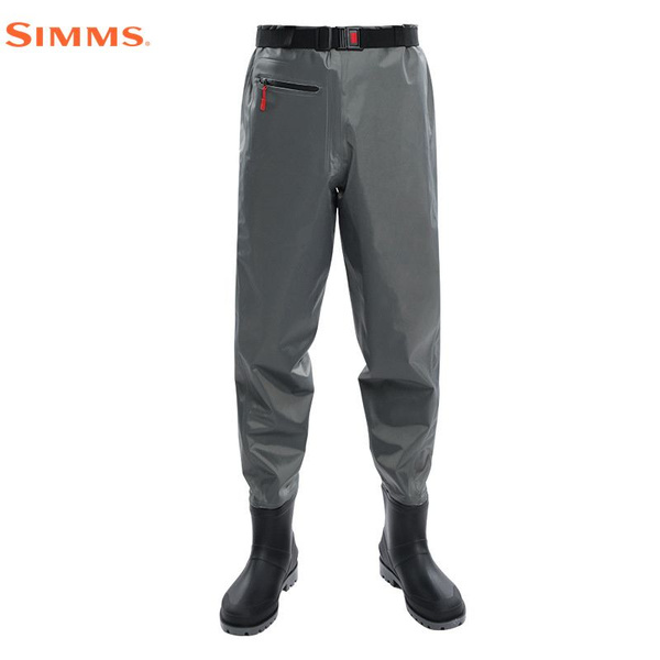 Брюки рыболовные Simms, размер 41 (EUR41), Демисезон, цвет серый графит ...