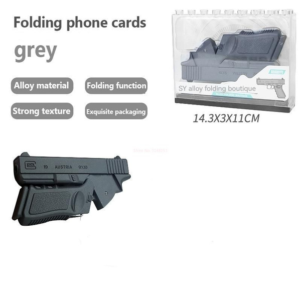 Пистолет игрушечный lifecard складной карточный с мягкими пулями модель ...