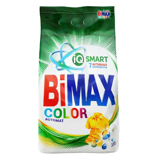 BiMAX Стиральный порошок 3000 г - купить с доставкой по выгодным ценам ...