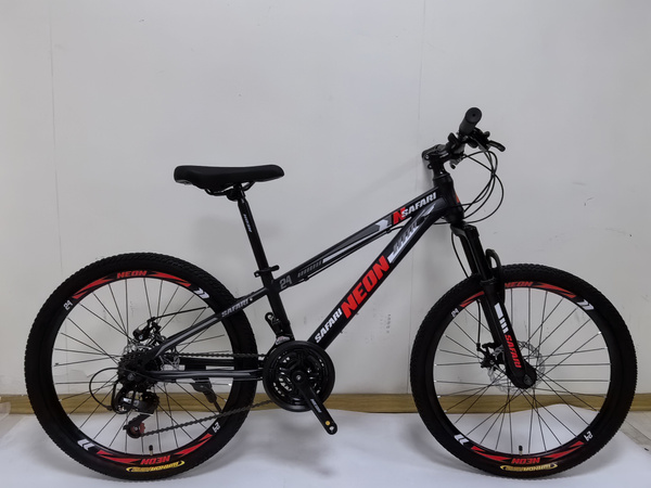 Велосипед 24" SAFARI proff NEON 2-х колесный, черный - купить по ...