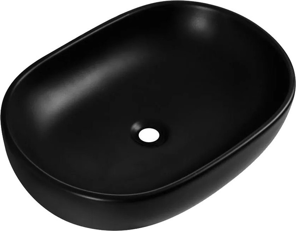 Раковина BelBagno BB1084-H301 черная, чаша, фаянсовая, без отверстия ...
