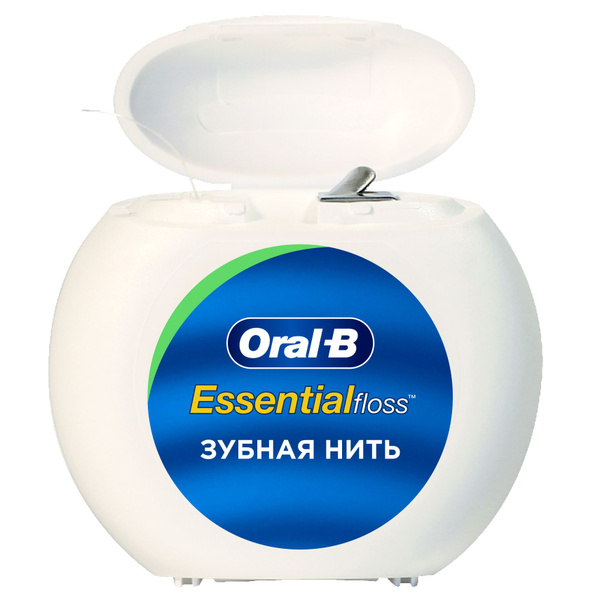 Зубная нить ORAL-B Essential Floss мятная 50м купить на OZON по низкой ...