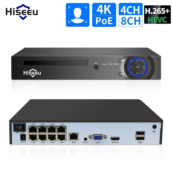 Система видеонаблюдения Hiseeu H5NVR-P-8 - купить по низким ценам в ...