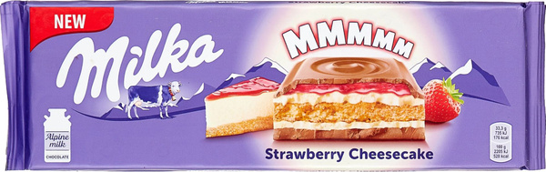 Характеристики Молочный шоколад Милка Клубничный Чизкейк 300 г / Milka ...