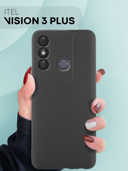 Тонкий силиконовый чехол на Itel Vision 3 Plus (Ител Визион 3 Плюс ...