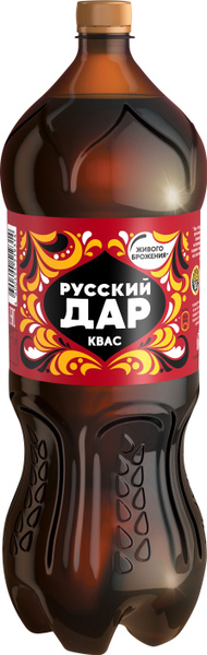 Квас Русский Дар ферментированный, 2 л - купить с доставкой по выгодным ...