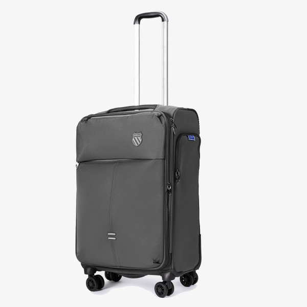 Чемодан из текстиля Kong LV 5901 серый 24" 4 колеса - купить с ...