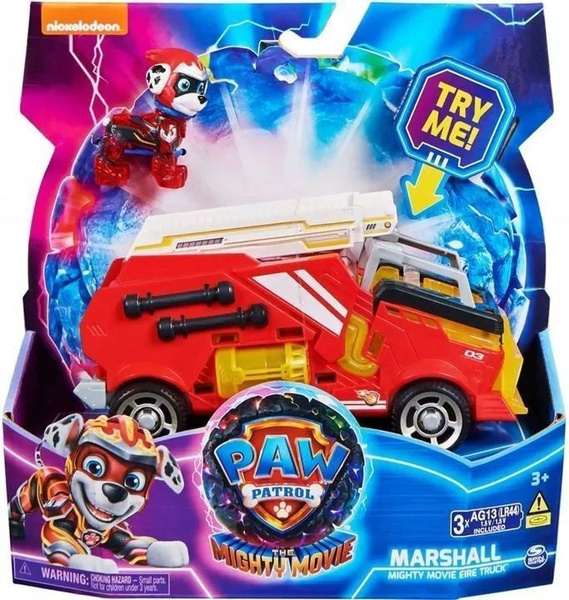 Игровой набор Щенячий Патруль MIGHTY MOVIE - Маршал и гоночный ...