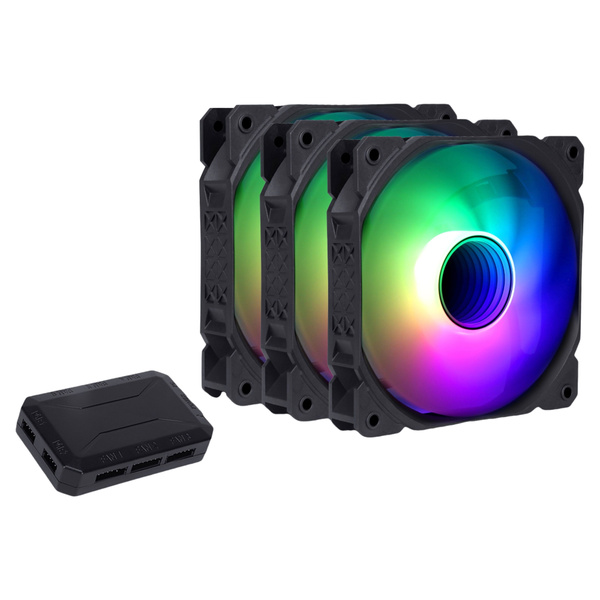 Корпусные вентиляторы SAMA IMB ARGB 5V 120mm чёрный - купить кулер по ...