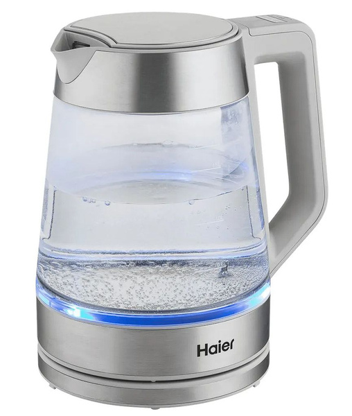 Купить электрический чайник Haier HK-501, Металл/стекло по низкой цене ...