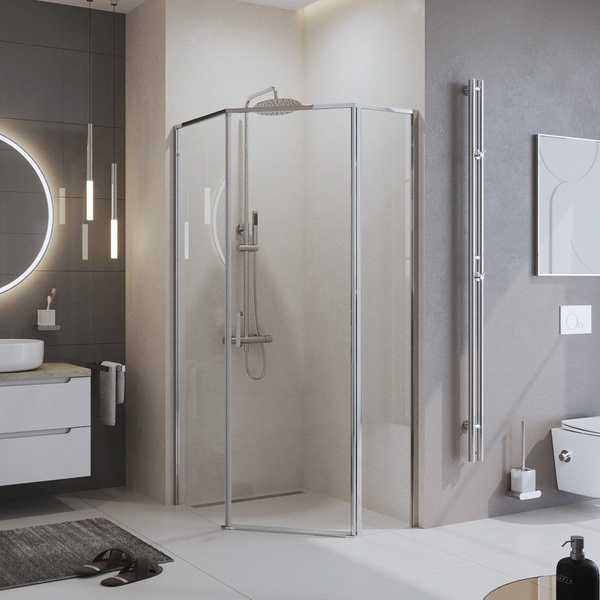Душевой уголок BelBagno Uno 195 PH 1 100/80 C Cr без поддона ...