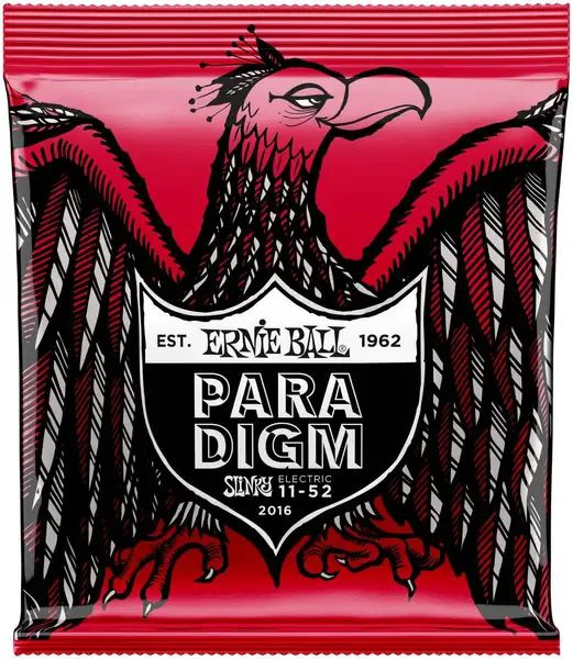 Струны для электрогитары Ernie Ball 2016 Paradigm Slinky Burly 11-52 ...