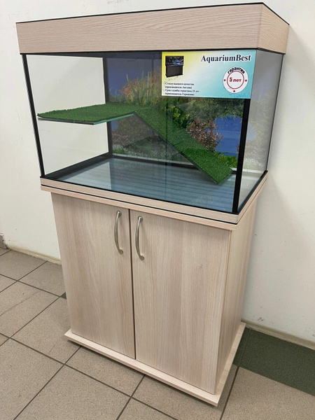 Аквариум 110 литров для красноухой черепахи AquariumBest террариум с ...
