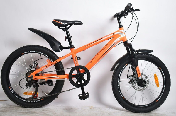 Велосипед горный детский 20" ROOK MA200D 11" оранжевый/серый ...