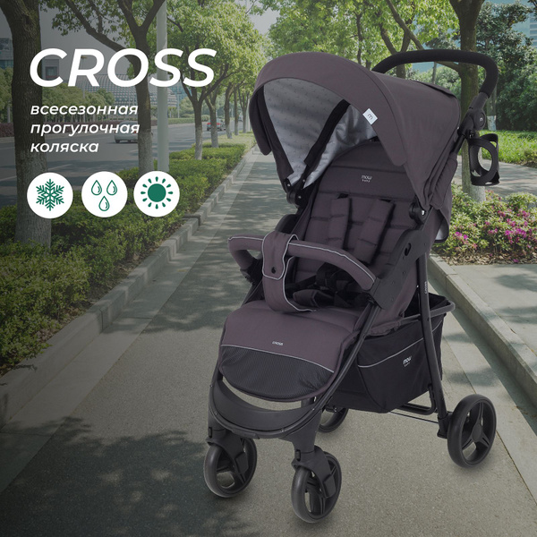 Коляска MOWBaby Cross прогулочная детская всесезонная с большими ...