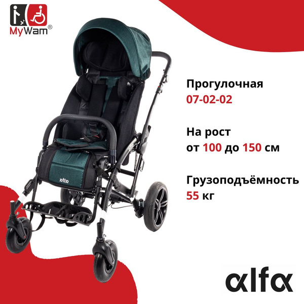 Характеристики MyWam Alfa (Майвам Альфа) / Кресло-коляска для детей с ...