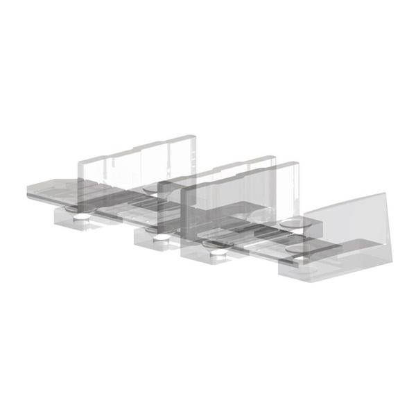 Комплект проводник нижний для раздвижных дверей универсальный купить на ...