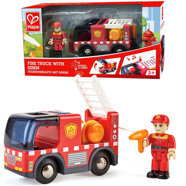 Игровой набор: Пожарная машина игрушка с сиреной и фигуркой пожарного ...