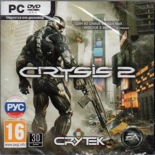 Игра Crysis 2 [PC-DVD, Box, Русская версия] (PC, Русская версия) купить ...