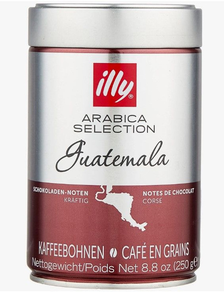 Кофе в зернах Illy GUATEMALA, 250 г - купить с доставкой по выгодным ...