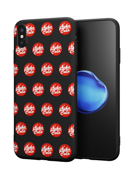 Силиконовый чехол Mcover для iPhone XS Max (Айфон Икс Эс Макс), Fallout ...