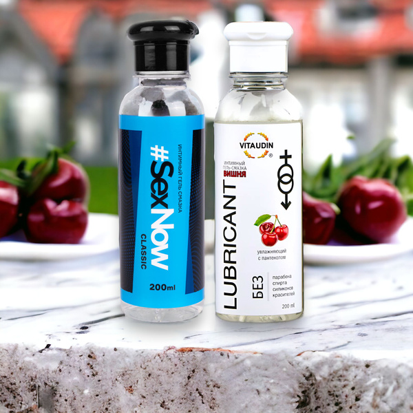 Смазка для секса VITA UDIN Cherry / Вишня 200 мл + анальный гель ...