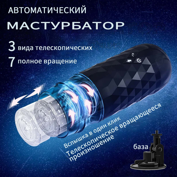 Мужское автоматическое устройство для мастурбации на присоске ...