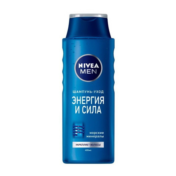 Nivea Men Шампунь для волос Энергия и сила, 400 мл - купить с доставкой ...