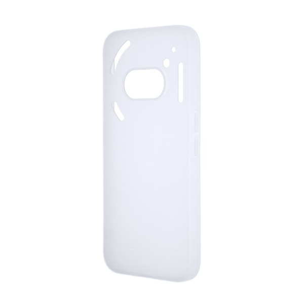 Силиконовый матовый полупрозрачный чехол для Nothing Phone (2a) Белый ...