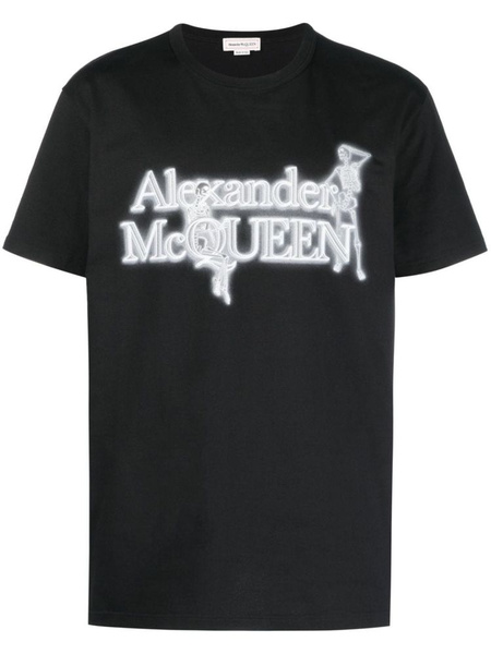 Футболка Alexander McQueen, размер 56, цвет черный - купить по выгодной ...