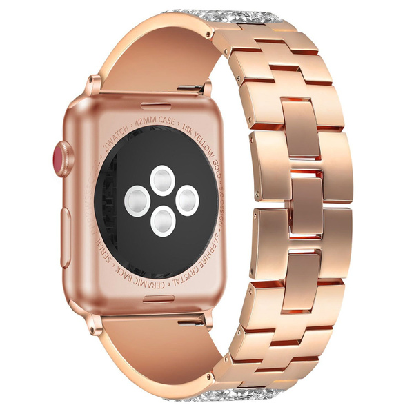 Регулируемый браслет из нержавеющей стали для Apple Watch, женский ...