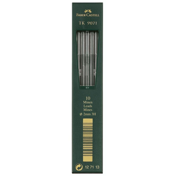 Грифели для механических карандашей FABER-CASTELL TK 9071 2.0 мм 3H 10 ...