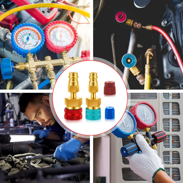 R1234yf на R134a Быстросъемные переходники для заправки кондиционера ...