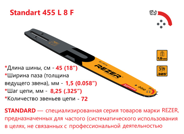 Шина для бензопилы 1.5 мм 04.001.00030 купить по выгодной цене в ...