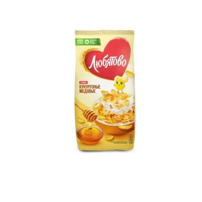 Хлопья Любятово 250г кукурузные медовые - купить с доставкой по ...