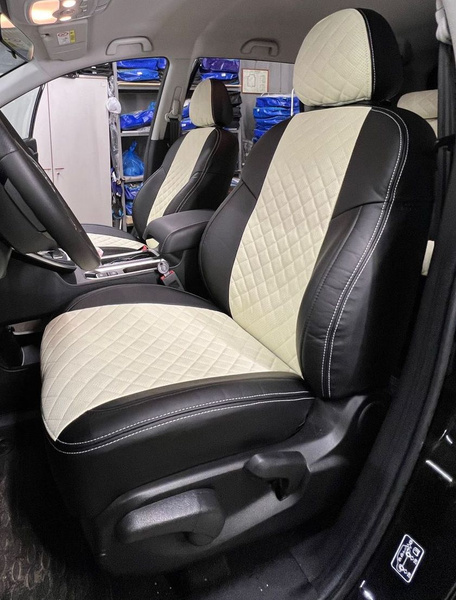 Авточехлы с ромбом для Haval M6 / Чехол на сиденье из экокожи для ...