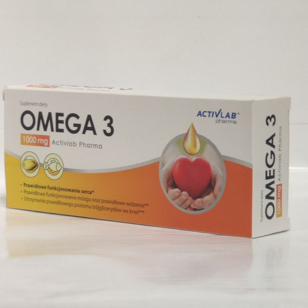 Омега-3 рыбный жир в капсулах Activlab Pharma - Omega-3 1000мг (60 капс ...