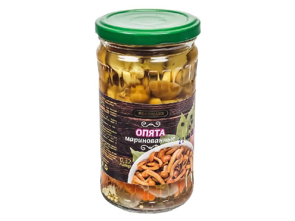 Грибы Опята FOODMAXX маринованные, стеклобанки по 320 мл - купить с ...