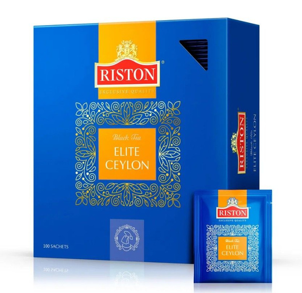 Чай черный Riston Elite Ceylon, 100пак Россия - купить с доставкой по ...