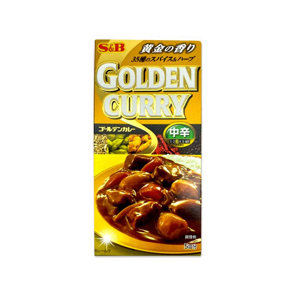 Соус карри S&B Golden Curry среднеострый, брикет 90 г, Япония - купить ...