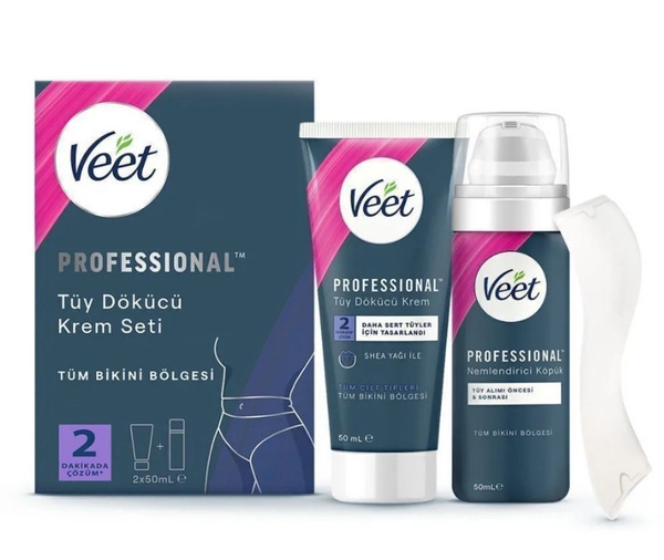 VEET Набор кремов для депиляции, вся зона бикини, 2*50мл. - купить с ...