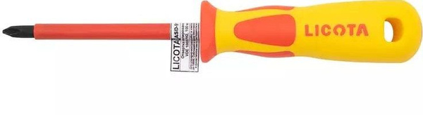 Отвертка изолированная VDE 1000V PH1, 80 мм LICOTA ASD-910801 - купить ...