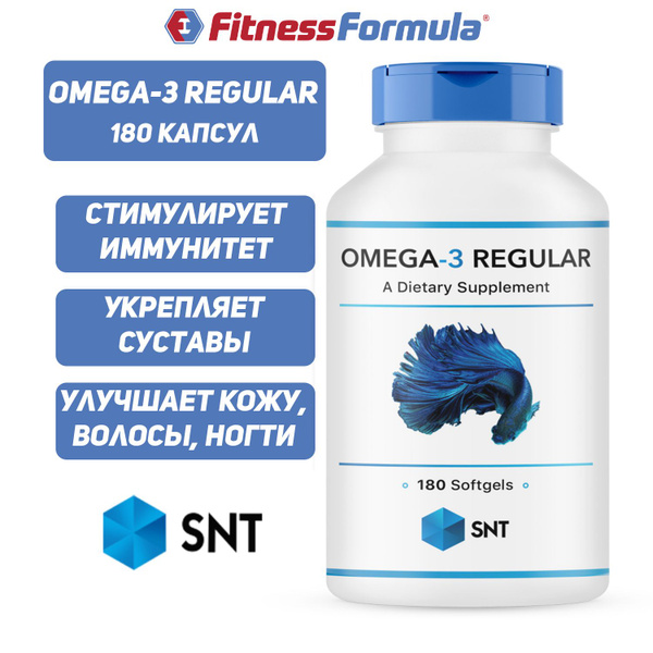 Характеристики SNT Omega-3 Regular / СНТ Омега-3 Регулар 180/120 180 ...