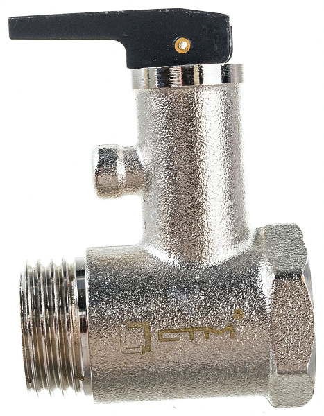 Предохранительный клапан для бойлера СТМ ТЕРМО 1/2", с курком, 6 Бар ...