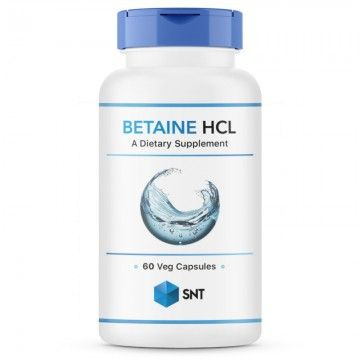 Betaine HCL (бетаина гидрохлорид) 60 растительных капсул SNT - купить с ...